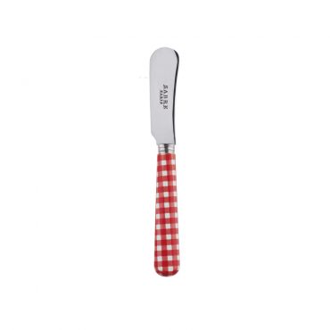 Sabre Gingham Red 14cm Butter Spreader