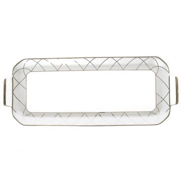 Haviland Clair De Lune Arcade 39cm Oblong Cake Platter