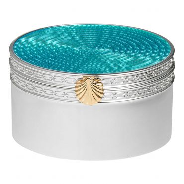 Vera Wang With Love Treasures Aquamarine Seashell Treasure Box