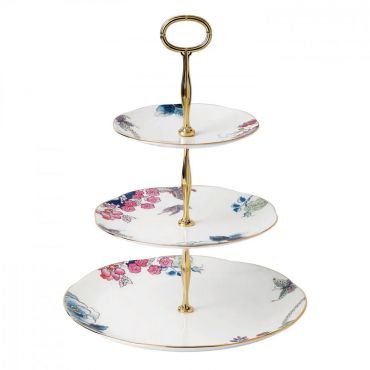 Wedgwood Butterfly Bloom 3 Tier Cake Stand