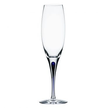 Orrefors Intermezzo Blue Champagne 26cl Glass