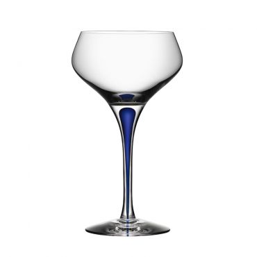 Orrefors Intermezzo Blue Champagne Coupe 29cl