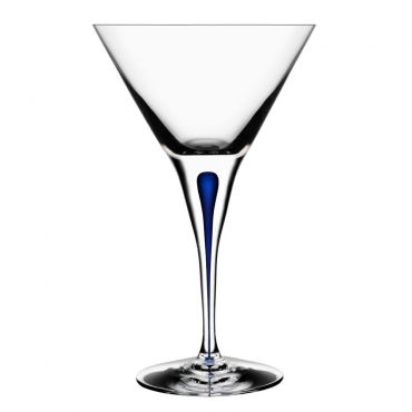 Orrefors Intermezzo Blue Martini 25cl Glass