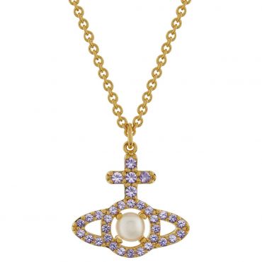 Vivienne Westwood Olympia Pearl Pendant, Gold Plated