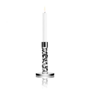 Orrefors Carat Low Candlestick