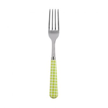 Sabre Gingham Light Green 19cm Salad Fork