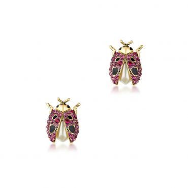Bill Skinner Ladybird Stud Earrings