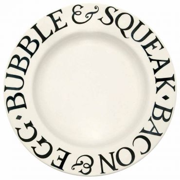 Emma Bridgewater Black Toast 10 1/2 Inch Dinner Plate