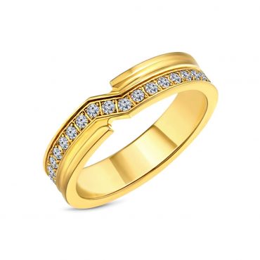 Amori Eternal Ring, Gold, Size 7