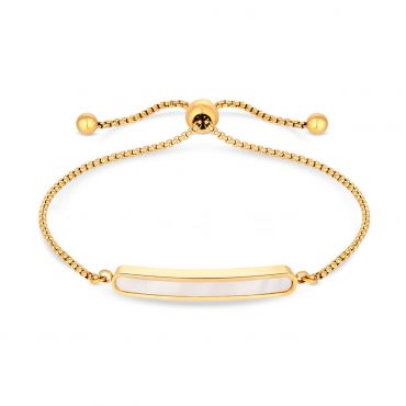 Amori Linear Bracelet, Gold