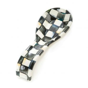 Mackenzie-Childs Courtly Check Enamel Spoon Rest