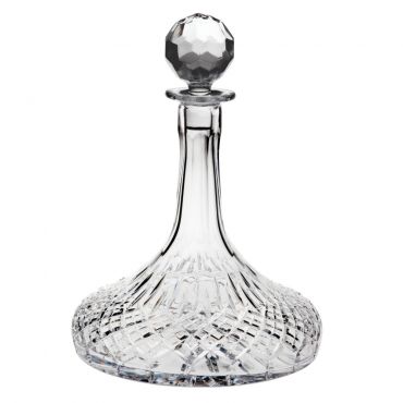 Royal Scot Crystal London Ships Decanter, 290mm