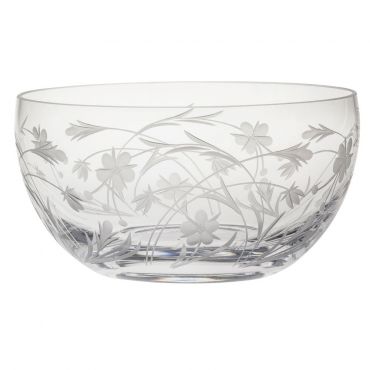Royal Scot Crystal Meadow Flower Fruit / Salad Bowl