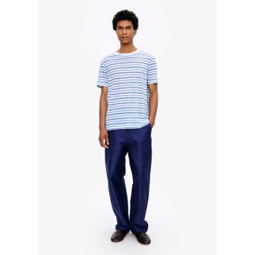 Striped linen T-shirt - Size : L - A.P.C.