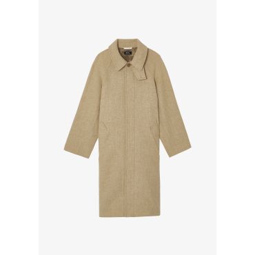 Oversize solid-colour coat with raglan sleeves - Size : M - A.P.C.