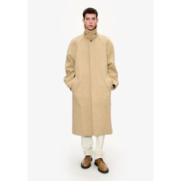 Oversize solid-colour coat with raglan sleeves - Size : M - A.P.C.