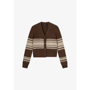 Jacquard-motif cardigan - Size : S - A.P.C.