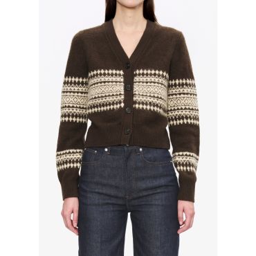 Jacquard-motif cardigan - Size : S - A.P.C.