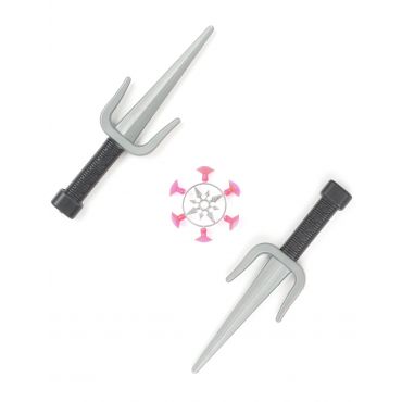 Ninjasetti Lapsille - Hopea/ Harmaa - One-size
