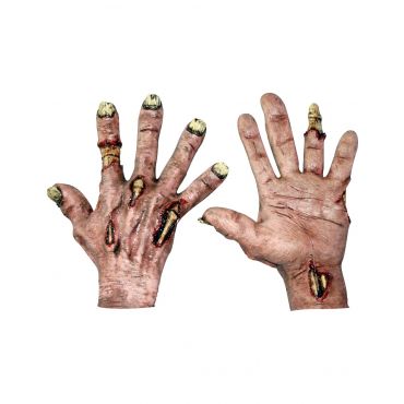 Aikuisten Käsineet Zombin Käsillä - Halloween - Värikäät - Ainutlaatuinen Koko