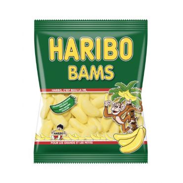 Haribo Bananas -makeispussi- 120 G - Keltainen - Ainutlaatuinen Koko