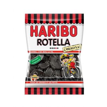 Haribo Lakuremmit, 120 G - Musta - Ainutlaatuinen Koko