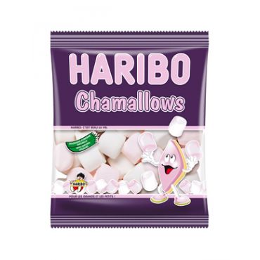 Haribo Chamallows -vaahtokarkit 100g - Värikäät - Ainutlaatuinen Koko