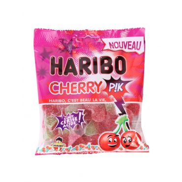 Haribo Cherry Pik Karkkipussi - Punainen - Ainutlaatuinen Koko