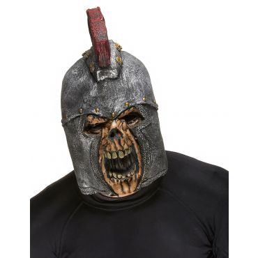 Kaatunut Sotilas - Kauhunaamari Halloweenjuhliiin - Hopea/ Harmaa - Ainutlaatuinen Koko