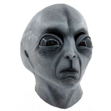 Alien Zone 51- Kokonaamari - Musta - Ainutlaatuinen Koko