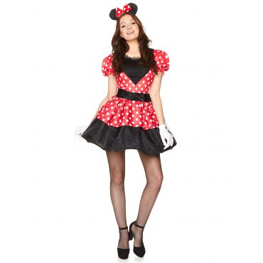 Miss Mouse -asu - Punainen - L