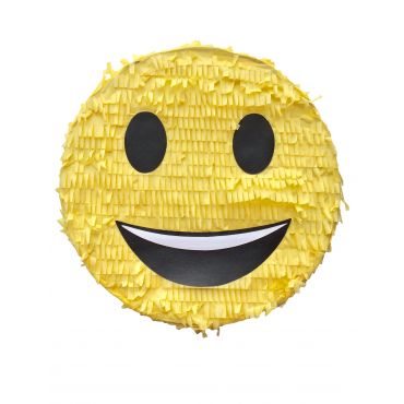 Imoji- Piñata 25 Cm - Keltainen - Ainutlaatuinen Koko