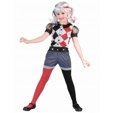 Lasten Naamiaisasu Harlekiinipahis - Värikäät - L 10-12 vuotta (130-140 cm)