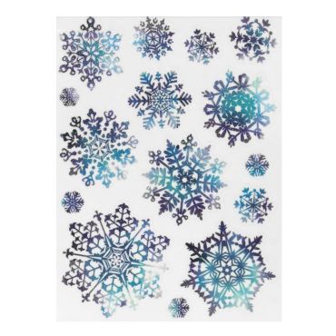 Lumihiutaleet- Ikkunatarrat 27 X 20 15 Kpl - Sininen - Ainutlaatuinen Koko