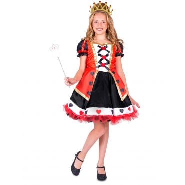 Herttakuningatar-asu lapsille