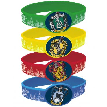 Harry Potter -rannekorut 4 Kpl - Värikäät - Ainutlaatuinen Koko