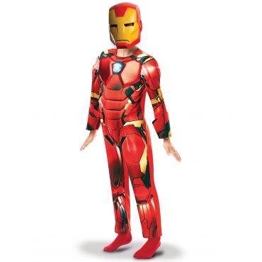 Iron Manin Naamiaisasu Pojalle Luksus - Punainen - 5-6 vuotta (105-116 cm)