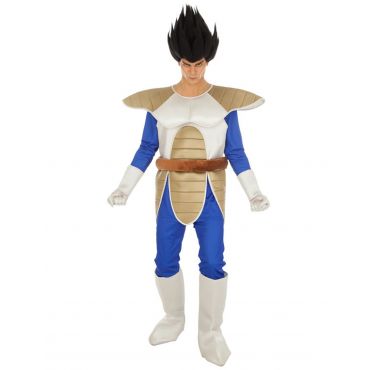 Vegeta Dragon Ball-naamiaisasu Miehelle - Harmaa, Valkoinen - Large (42)