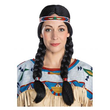 Nscho Tschi- Peruukki Aikuiselle - Musta - Ainutlaatuinen Koko