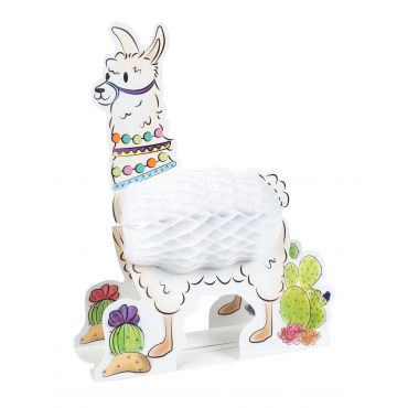 Laama- Päytäkoriste 28 Cm - Värikäät - Ainutlaatuinen Koko