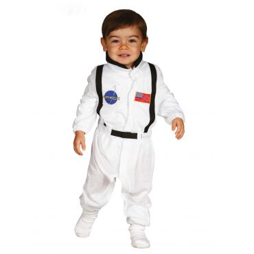 Astronautin Naamiaisasu Vauvalle - Harmaa, Valkoinen - 18 - 24 kuukautta