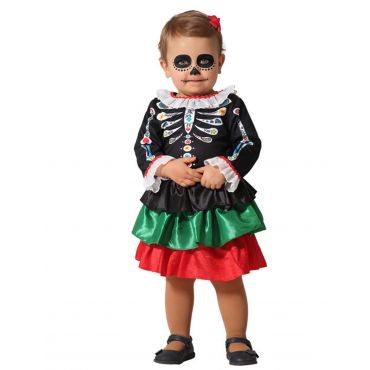Dia De Los Muertos- Luurankoasu Halloweeniksi - Multicolore - 73 cm
