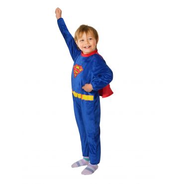 Superman Vauvan Naamiaisasu - Sininen - 92 - 98cm (2-3 vuotta)