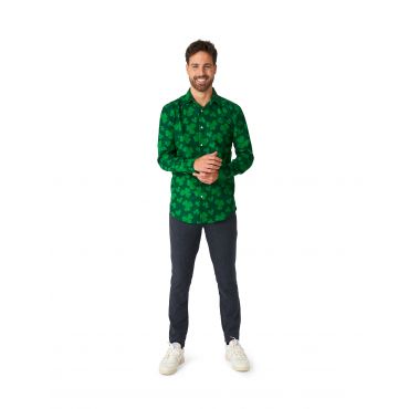 Saint Patrick Miesten Suitmeister Apilanlehtipaita - Vihreä - XL (58)