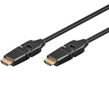 Goobay Joustava HDMI suurnopeuskaapeli Ethernetillä - 1 metri