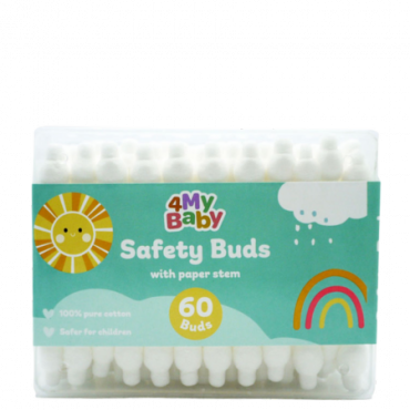 4mybaby Safety Cotton Buds – 60 kpl