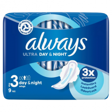 Always Ultra Day & Night koko 3 - 9 kpl