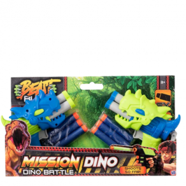 Beast Blitz Dino Battle Dart Guns Assorted