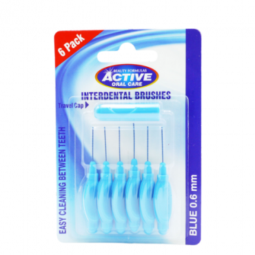 Beauty Formulas hammasväliharjat 0 6mm - 6 kpl.
