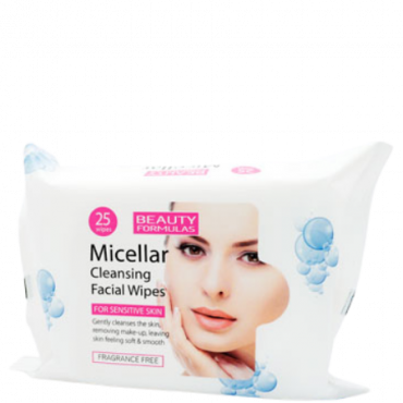 Beauty Formulas Micellar Cleansing Wipes - 25 kpl